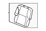 87600EA300 - Body: Seat Back Assembly for Nissan Image