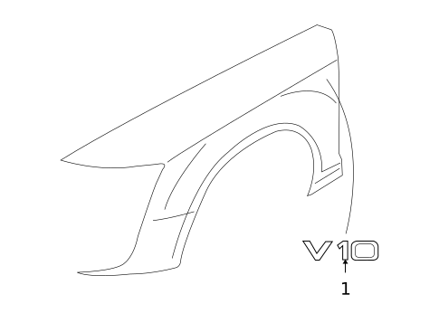 Exterior Trim - Fender for 2009 Audi A6 Quattro #0