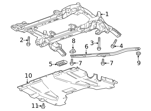 Suspension Mounting for 2016 Cadillac ATS #5