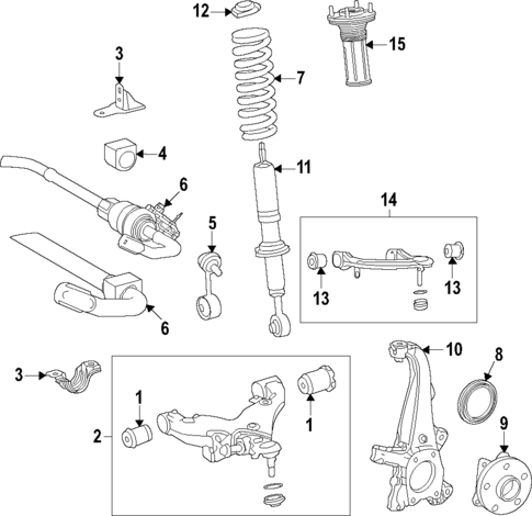 Front Suspension for 2025 Toyota 4Runner #0
