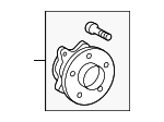 4355050062 - Brakes: Hub Assembly for Lexus: LS460, LS600h Image