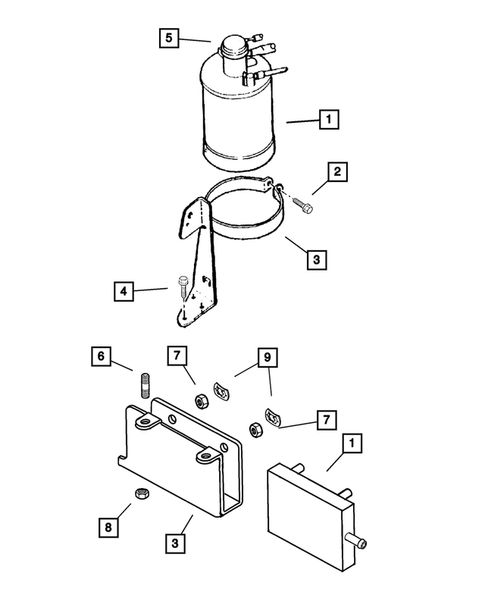 Vacuum Canister for 2001 Jeep Cherokee #0