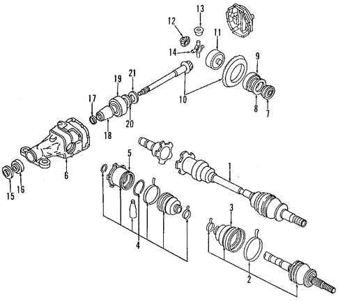 Differential for 1995 Nissan 300ZX | OEM Parts Online