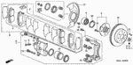1463SM4A01 - Chassis: CALIPER SET, FR. for Honda Image