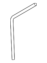 64538370633 - : AC Hoses for BMW: 740i, 740iL Image