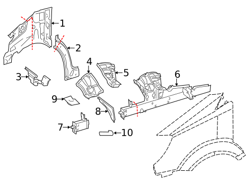Structural Components & Rails for 2011 Mercedes-Benz Sprinter 2500 #0