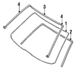 MR714472 - : Glass for Mitsubishi: Diamante Image