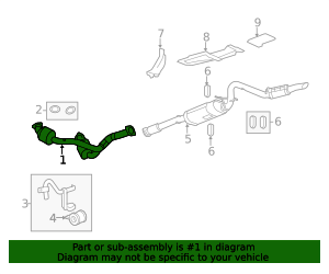 2011-2015 GM Three-Way Catalytic Converter Kit with Exhaust Manifold ...