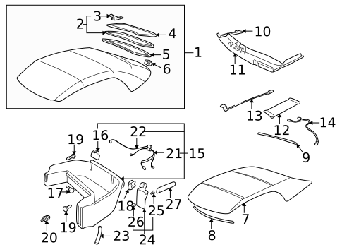 Cover & Components for 2001 Saab 9-3 #0