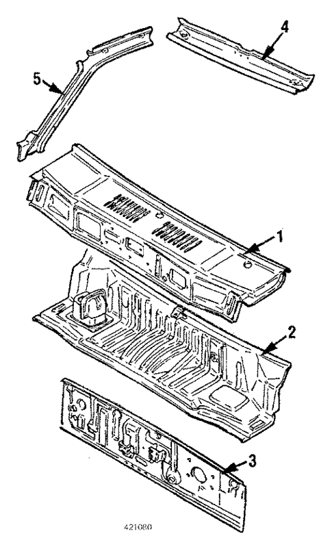 Cowl for 1985 Chevrolet Sprint #0