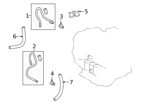 Trans Oil Cooler for 2005 Lexus ES330 #0