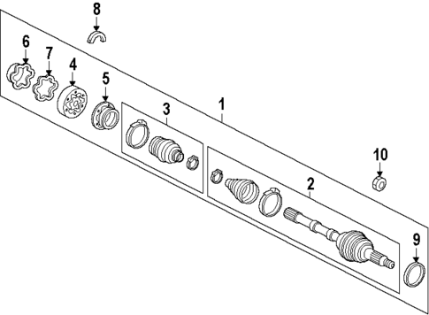Axle Shaft for 1993 Lexus GS300 #0