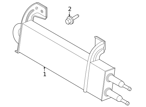 Power Steering Oil Cooler for 2023 Ford F-450 Super Duty #0