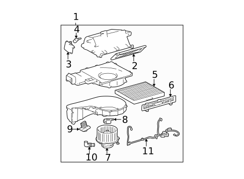 Blower Motor & Fan for 2003 Hyundai Elantra #0