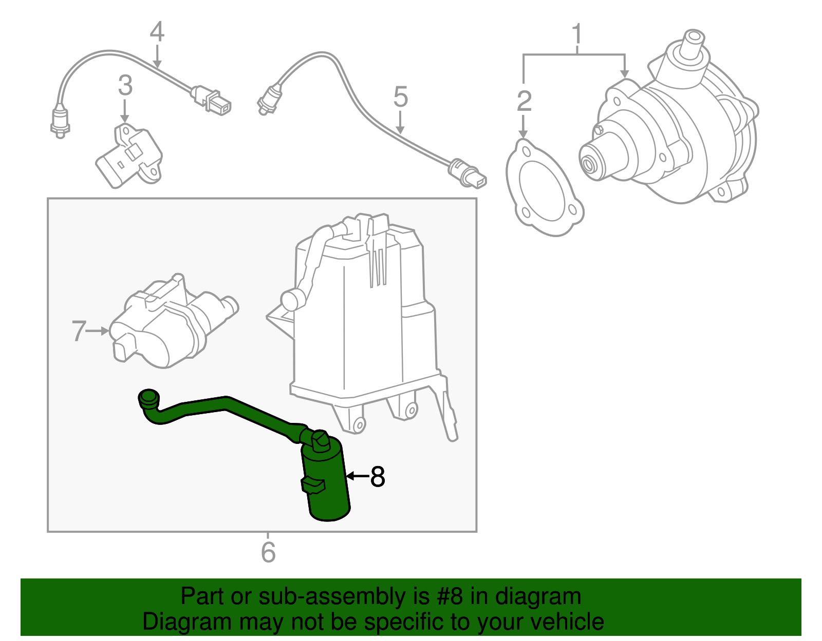 16137158628 - 2014-2019 BMW Vapor Canister Filter (16-13-7-158-628 ...