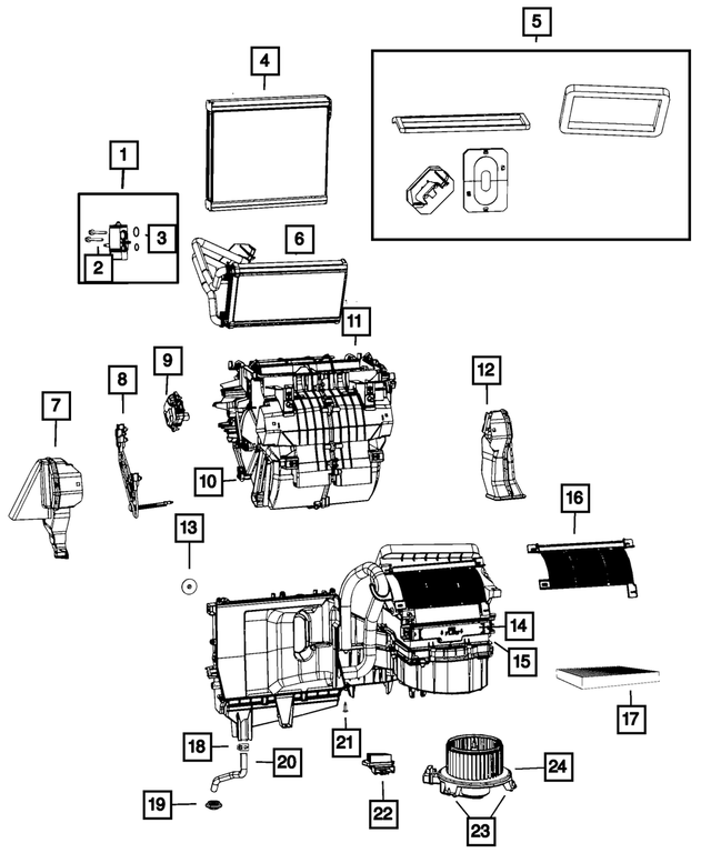 68048615AA - Air Conditioners and Heaters: Bolt for Mopar Image