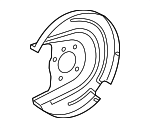 5Q0615611S - Brakes: Splash Shield for Volkswagen Image