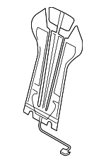 4K0963557B - Body: Seat Back Heater for Audi: A6 allroad, e-tron Quattro, e-tron Sportback, Q8 e-tron, Q8 e-tron Sportback Image