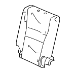 82127TG7A01 - Body: Seat Back Pad for Honda: Pilot Image