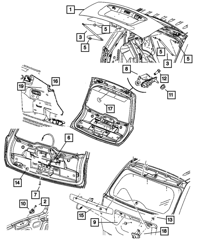 « 5115783AB – Doors, Door Mirrors and Related Parts : Barillet De Serrure/actuateur Tringle pour Mopar Image »