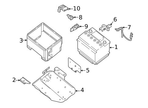 Battery for 2018 Nissan Versa Note #1