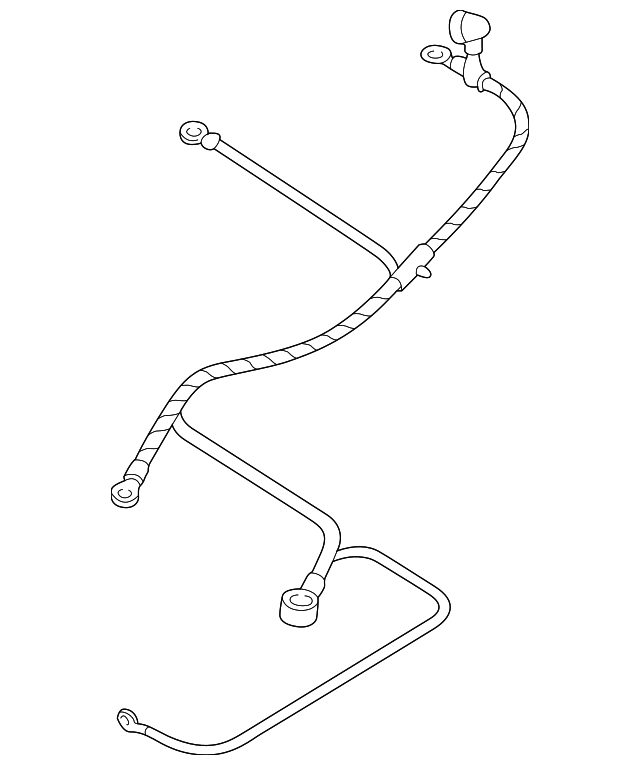 パーツ SEV BATT ERY パーツ SEV BATT ERY 95 Saturn Sedan Battery Ground Wire And