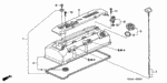 957010601807 - Engine: BOLT, FLANGE (6X18) for Honda Image