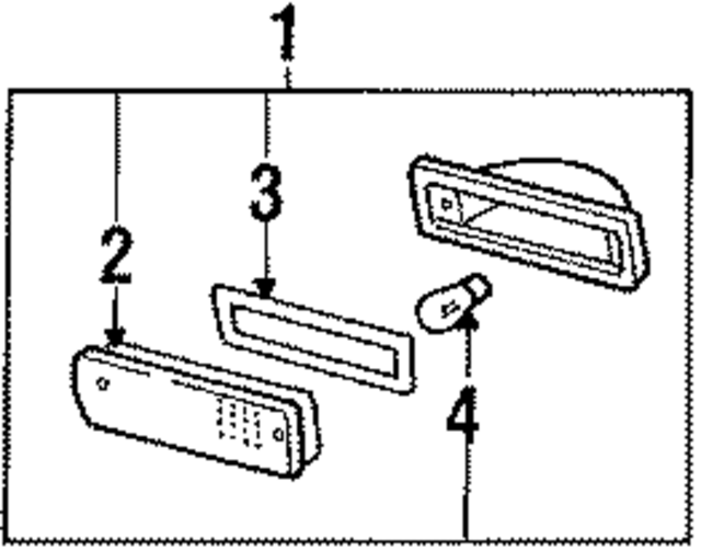 2612315E00 - : Lens Gasket for Nissan Image