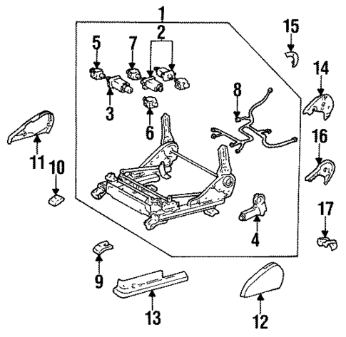 Power Seats for 1992 Lexus ES300 #0