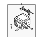 961602S160TAN - : Radio for Hyundai Image