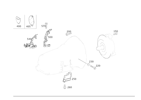 Attached Parts for Transmission, Oil Filler Pipe for 2016 Mercedes-Benz CLS63 AMG S #0