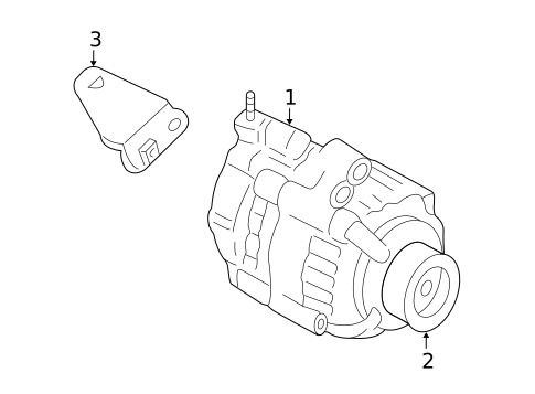 Alternator for 2010 Honda Accord Crosstour #1