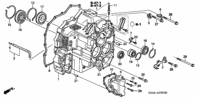 AT Transmission Case for 2004 Honda CR-V #0