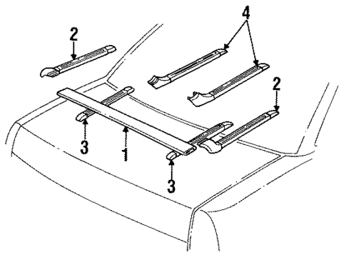 Luggage Carrier for 1989 Buick Regal #0