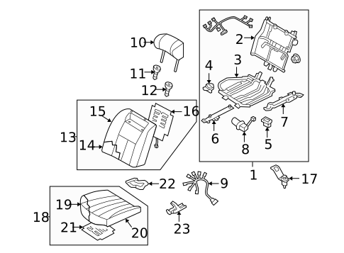Power Seats for 2005 INFINITI Q45 #2