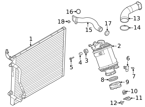 Intercooler for 2022 Land Rover Range Rover #0