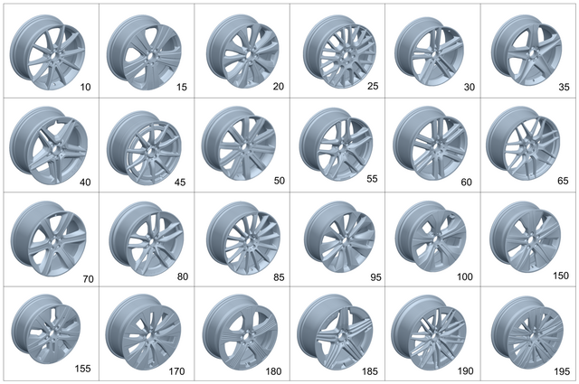 1674013600 - Wheels and Accessories: Spoke Wheel for Mercedes-Benz: GLE350, GLE450, GLE450e, GLE53 AMG, GLE580, GLE63 AMG S Image