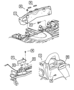 6101722 - Interior Trim: Hex Head Screw And Washer for Mopar Image