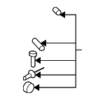 1K0898955 - Body: Lumbar Support Hardware Kit for Volkswagen: Eos, GTI, Jetta, Passat, R32, Rabbit Image