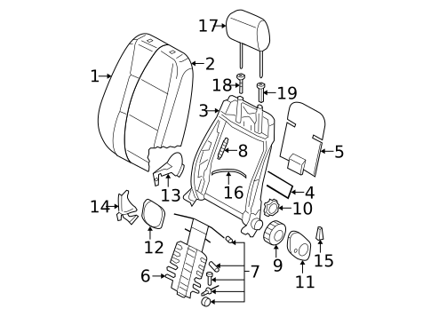 Front Seat Components for 2006 Volkswagen Jetta #0