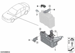 61216832935 - Vehicle Electrical System: Battery Tray Plus Dual Storage System for BMW Image