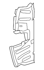 4H0121284K - Cooling System: Air Baffle for Audi Image