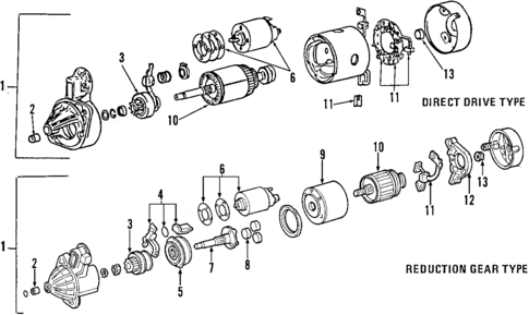Starter for 1990 Mitsubishi Mighty Max #0