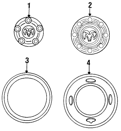 Covers & Trim for 1999 Dodge Ram 2500 #0