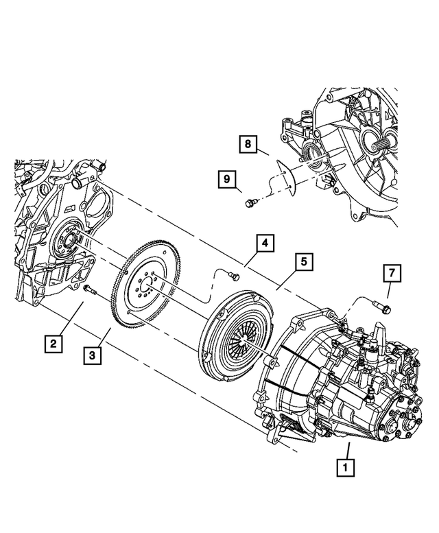 RL073563AE - NVG Manual Transaxle 5 Speed: Transaxle for Mopar Image