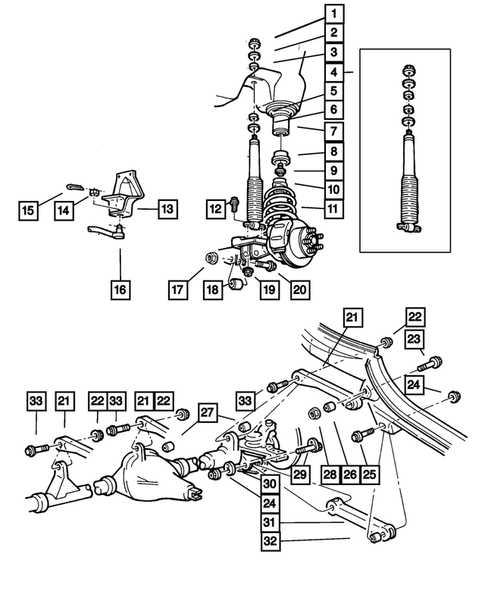 Front Suspension for 2003 Jeep Wrangler #0