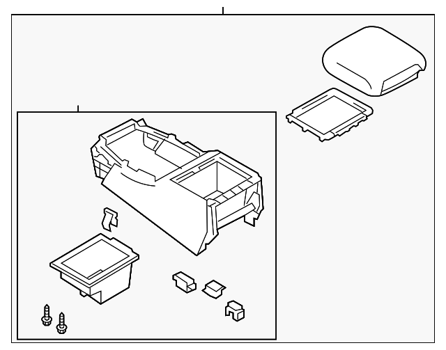 Console Assembly - Nissan (K6910-1A62A)