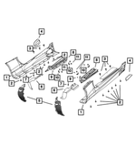 68195686AE - Body Sheet Metal Except Doors: Side Sill Panel, Right for Mopar Image