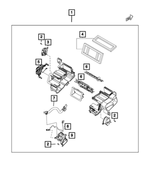 68314242AA - Electrical: Distribution Housing for Fiat: 124 Spider Image