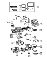 68004245AA - Air Conditioners and Heaters: A/c And Heater Wiring for Mopar Image